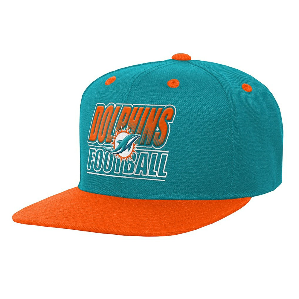 Outerstuff Youth Team Gradient Deadstock Snapback Hat - Miami Dolphins