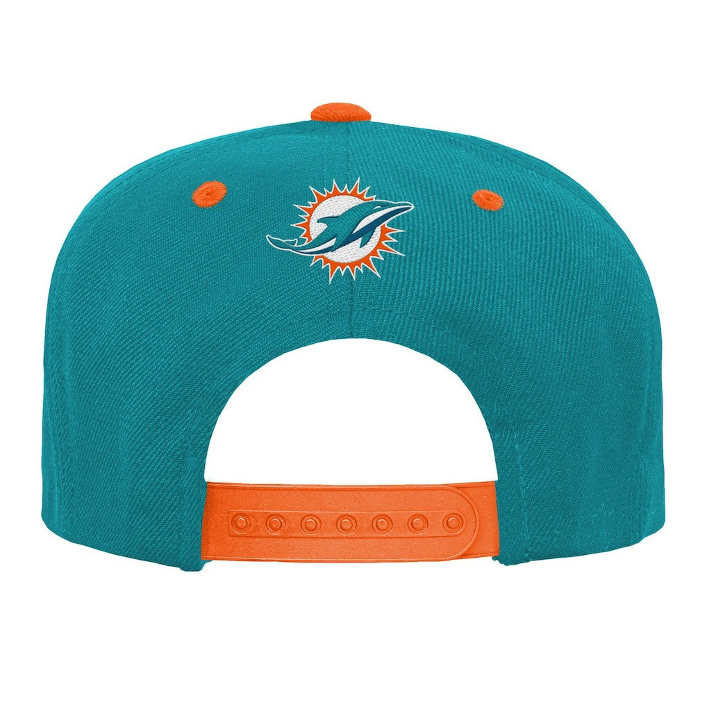 Outerstuff Youth Team Gradient Deadstock Snapback Hat - Miami Dolphins