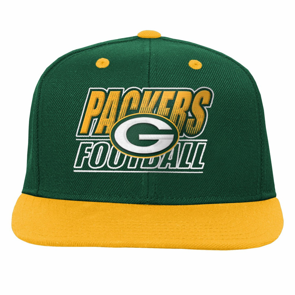 Outerstuff Youth Team Gradient Deadstock Snapback Hat - Green Bay Packers