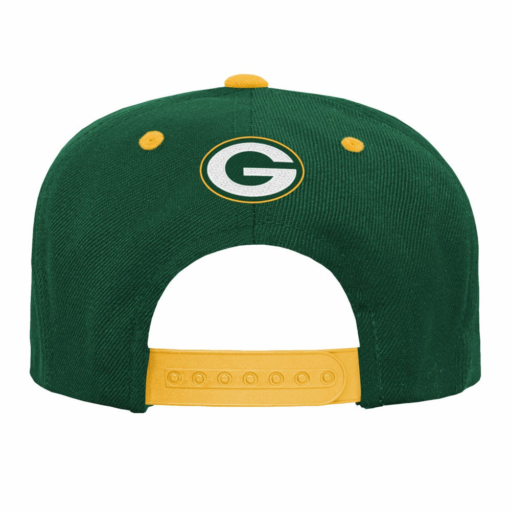 Outerstuff Youth Team Gradient Deadstock Snapback Hat - Green Bay Packers