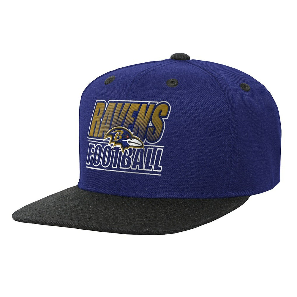 Outerstuff Youth Team Gradient Deadstock Snapback Hat - Baltimore Ravens