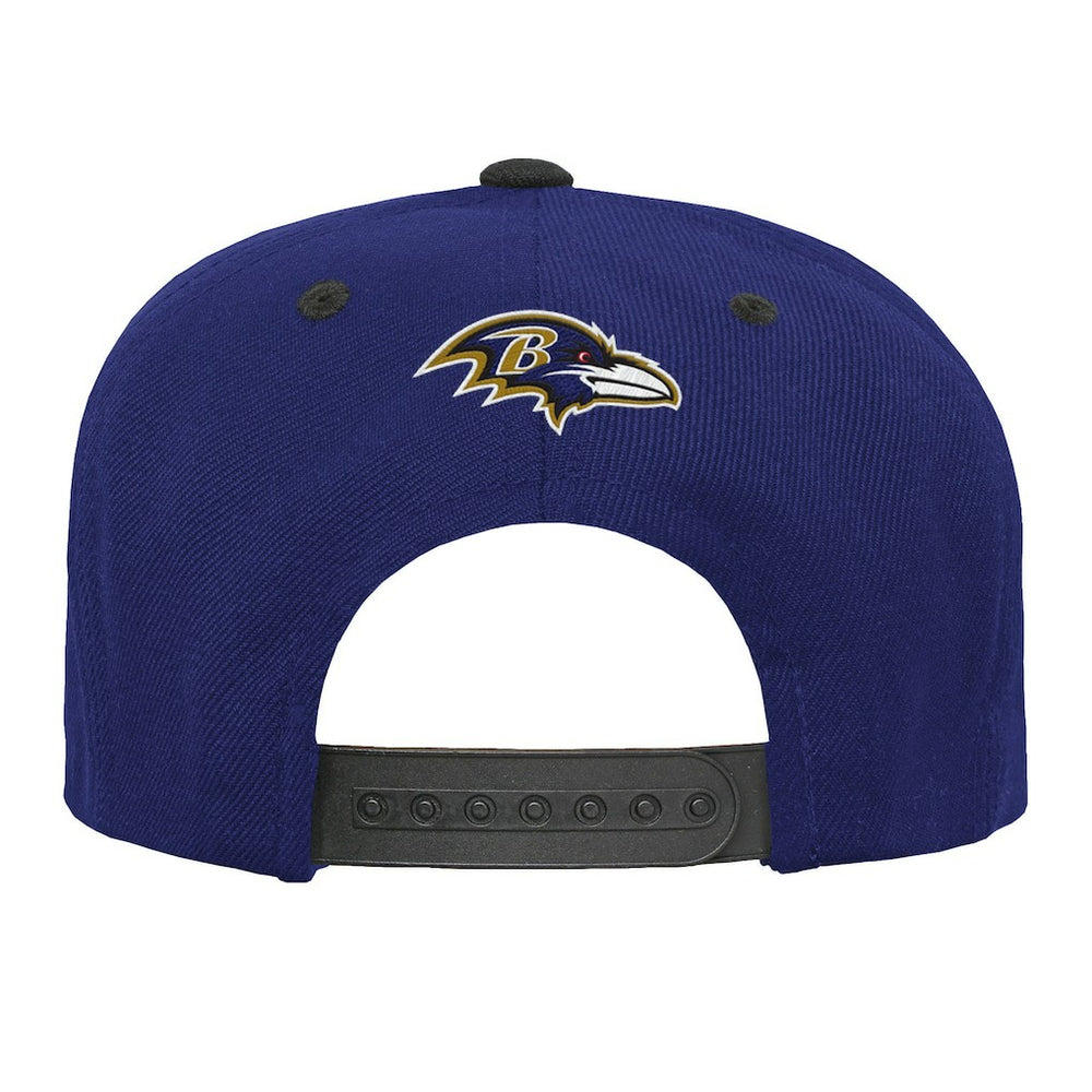 Outerstuff Youth Team Gradient Deadstock Snapback Hat - Baltimore Ravens