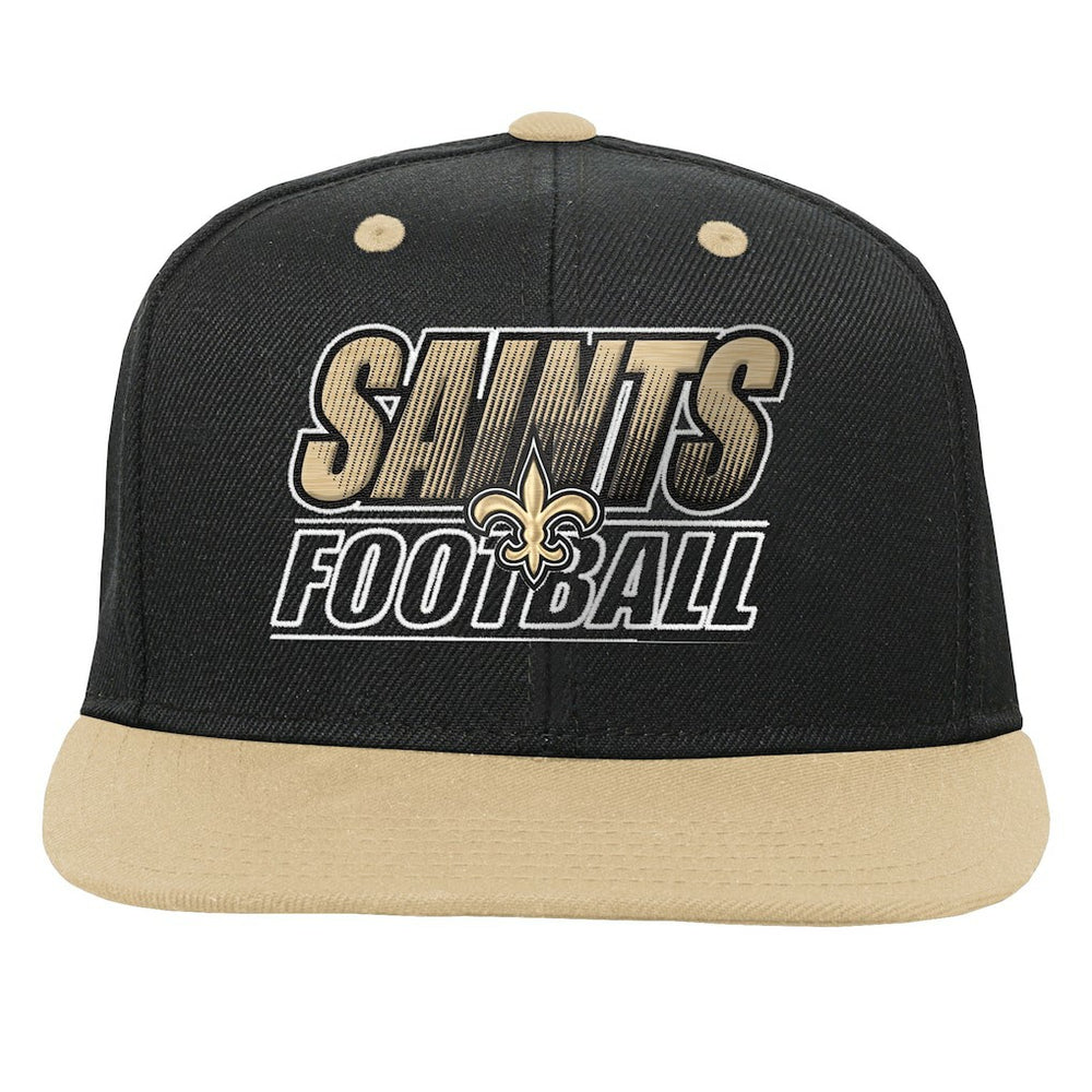 Outerstuff Youth Team Gradient Deadstock Snapback Hat - New Orleans Saints