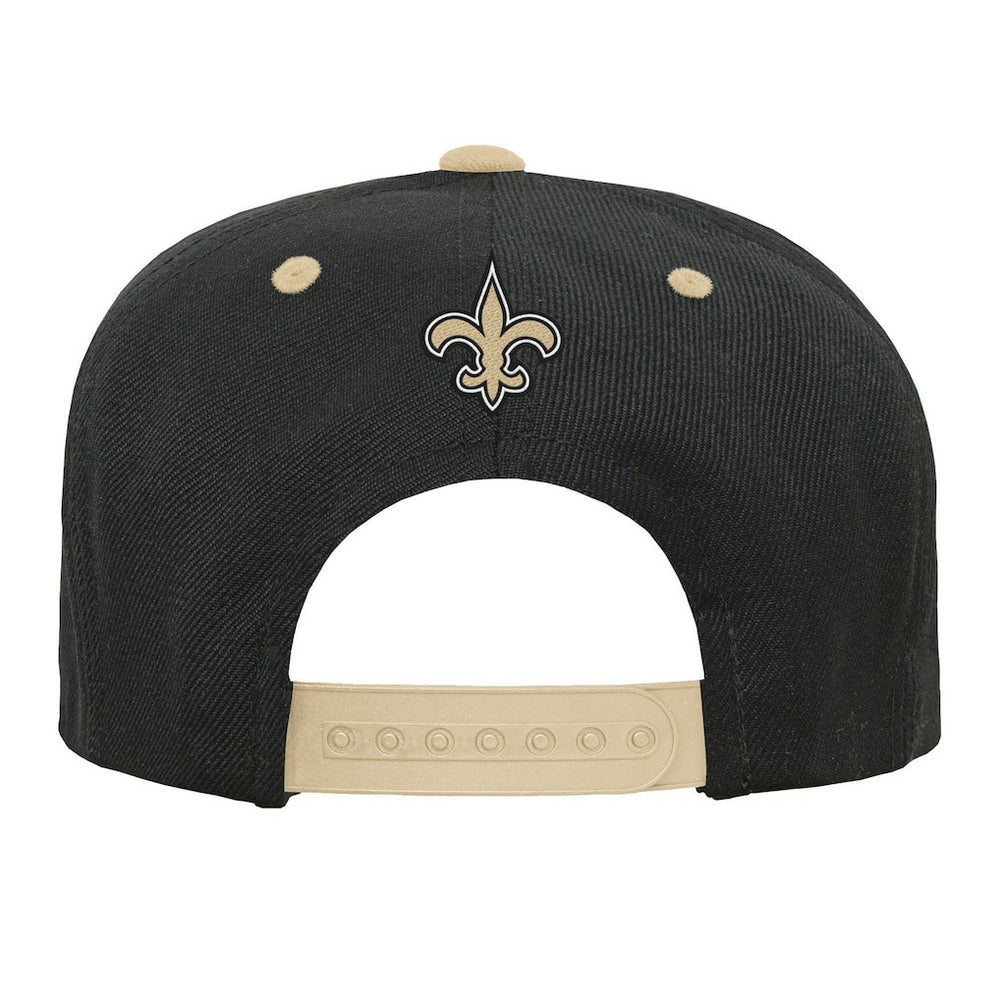 Outerstuff Youth Team Gradient Deadstock Snapback Hat - New Orleans Saints
