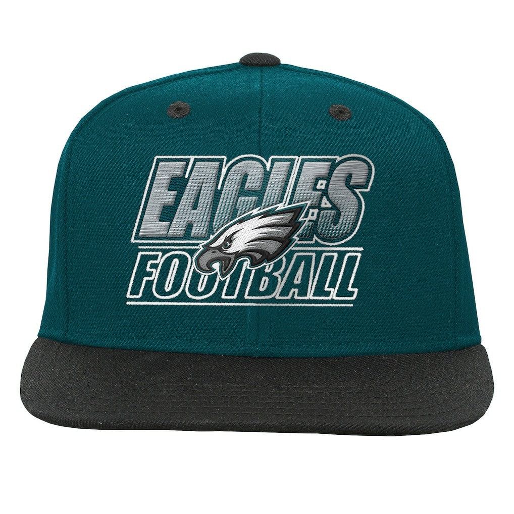 Outerstuff Youth Team Gradient Deadstock Snapback Hat - Philadelphia Eagles