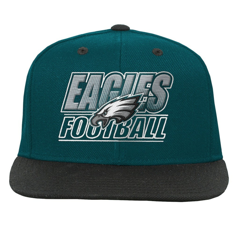 Outerstuff Youth Team Gradient Deadstock Snapback Hat - Philadelphia Eagles