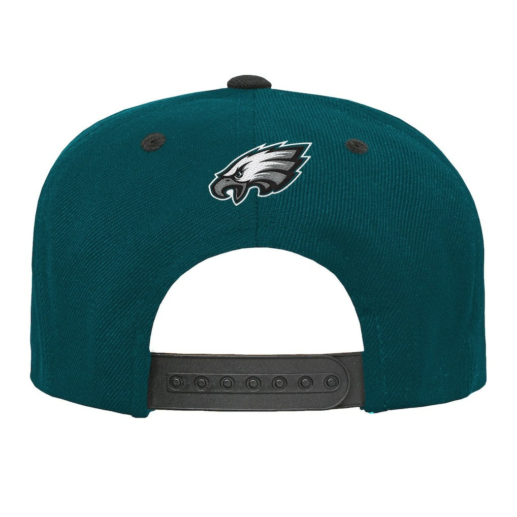 Outerstuff Youth Team Gradient Deadstock Snapback Hat - Philadelphia Eagles