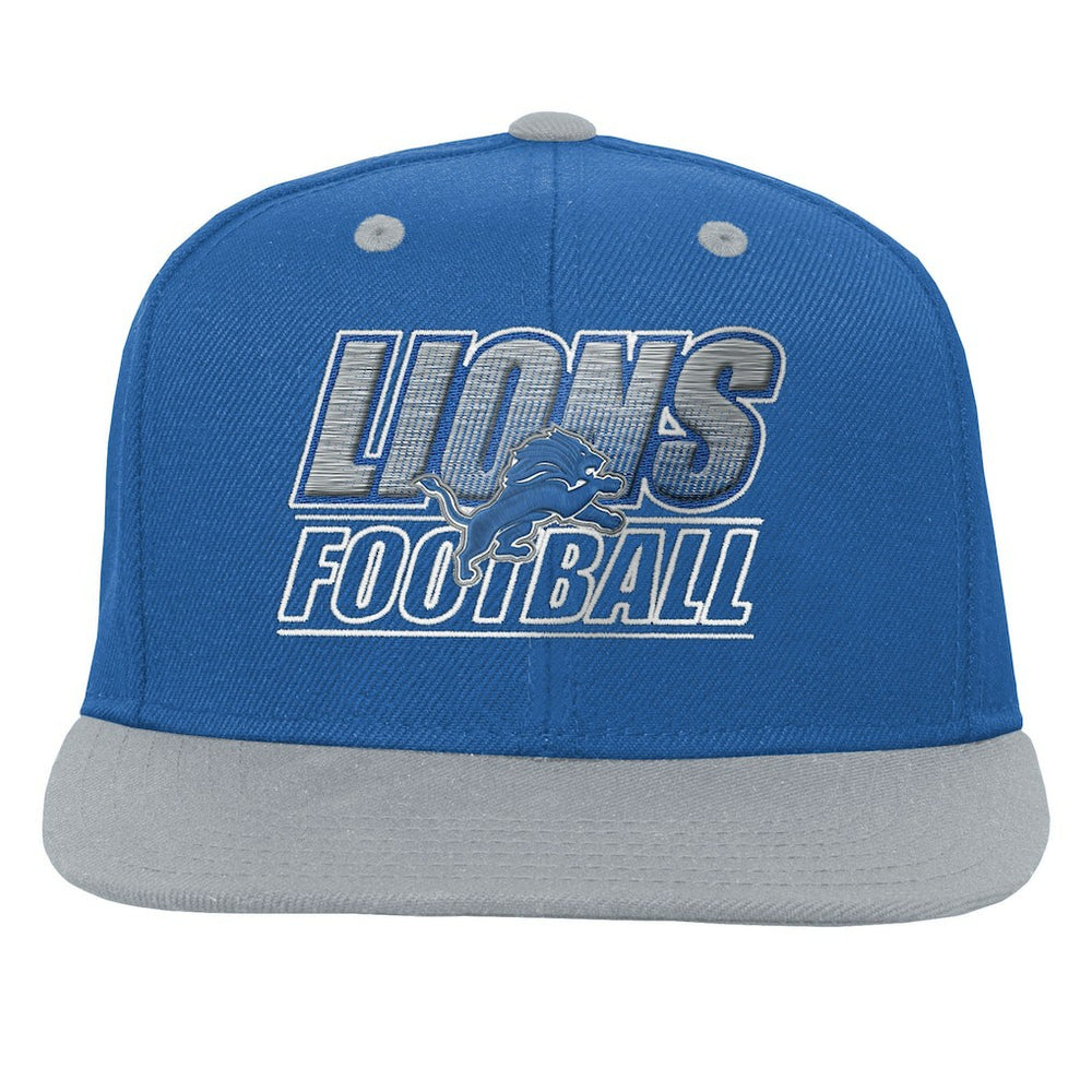 Outerstuff Youth Team Gradient Deadstock Snapback Hat - Detroit Lions