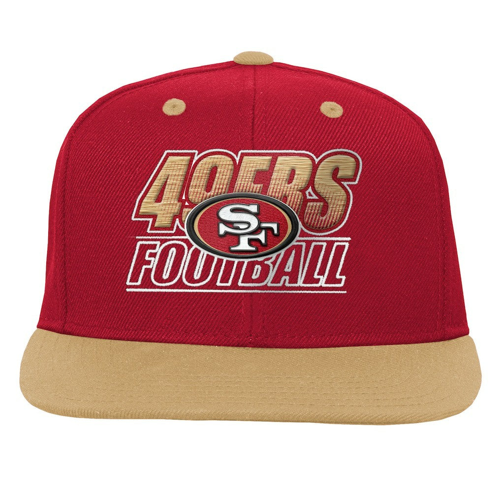 Outerstuff Youth Team Gradient Deadstock Snapback Hat - San Francisco 49ers
