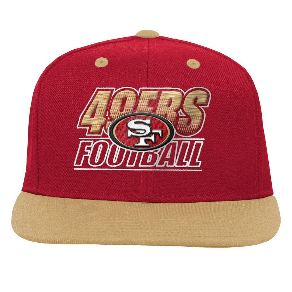 Outerstuff Youth Team Gradient Deadstock Snapback Hat - San Francisco 49ers
