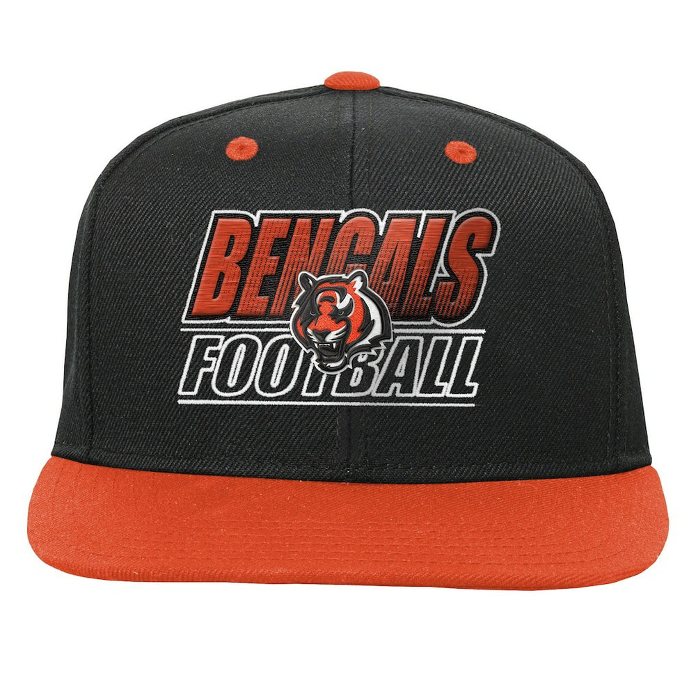 Outerstuff Youth Team Gradient Deadstock Snapback Hat - Cincinnati Bengals