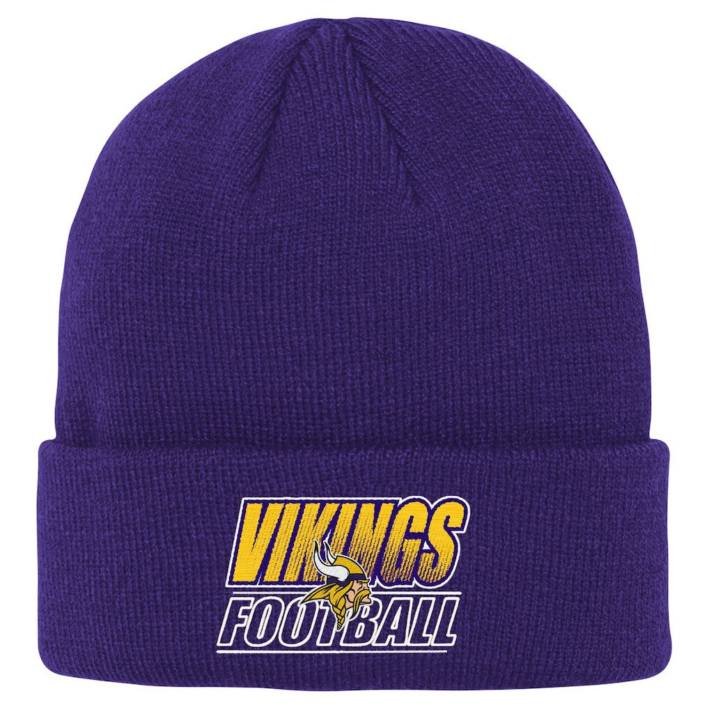 Outerstuff Youth Team Gradient Cuffed Knit Hat - Minnesota Vikings