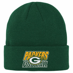 Outerstuff Youth Team Gradient Cuffed Knit Hat - Green Bay Packers