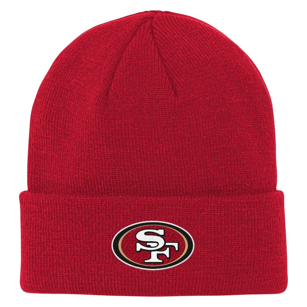 Outerstuff Youth Team Gradient Cuffed Knit Hat - San Francisco 49ers