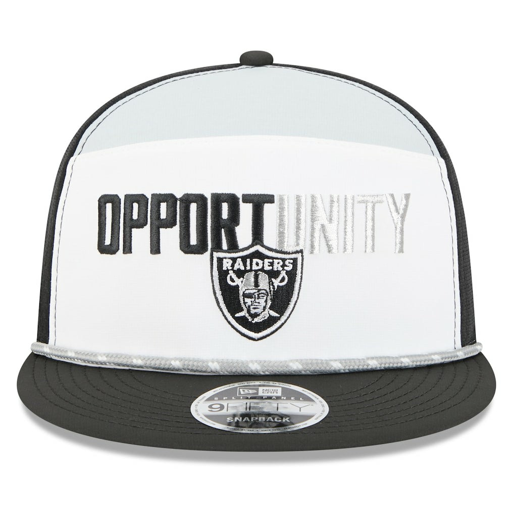 2025 Inspire Change Split Panel 9FIFTY Snapback Hat - Las Vegas Raiders