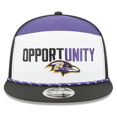 2025 Inspire Change Split Panel 9FIFTY Snapback Hat - Baltimore Ravens