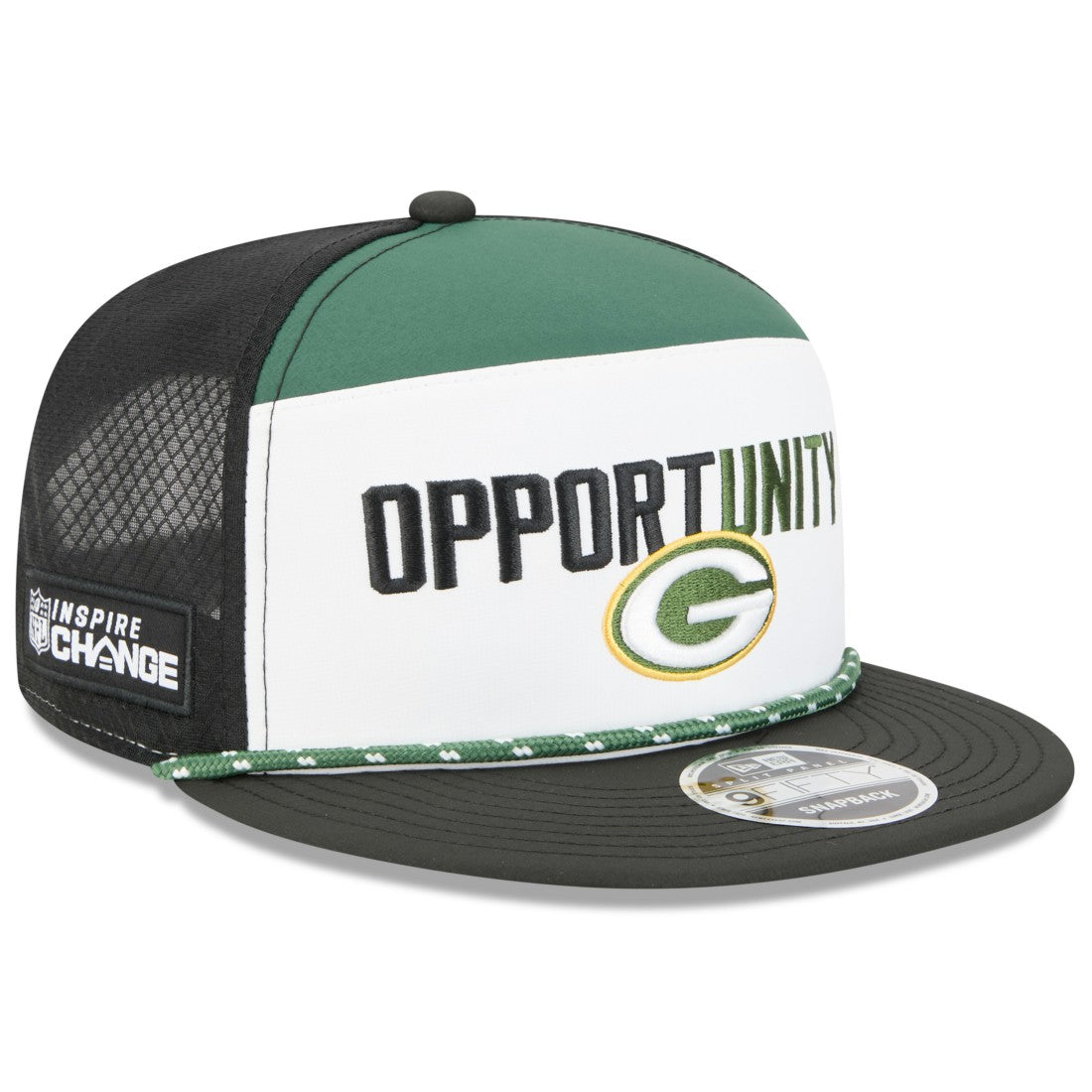 2025 Inspire Change Split Panel 9FIFTY Snapback Hat - Green Bay Packers