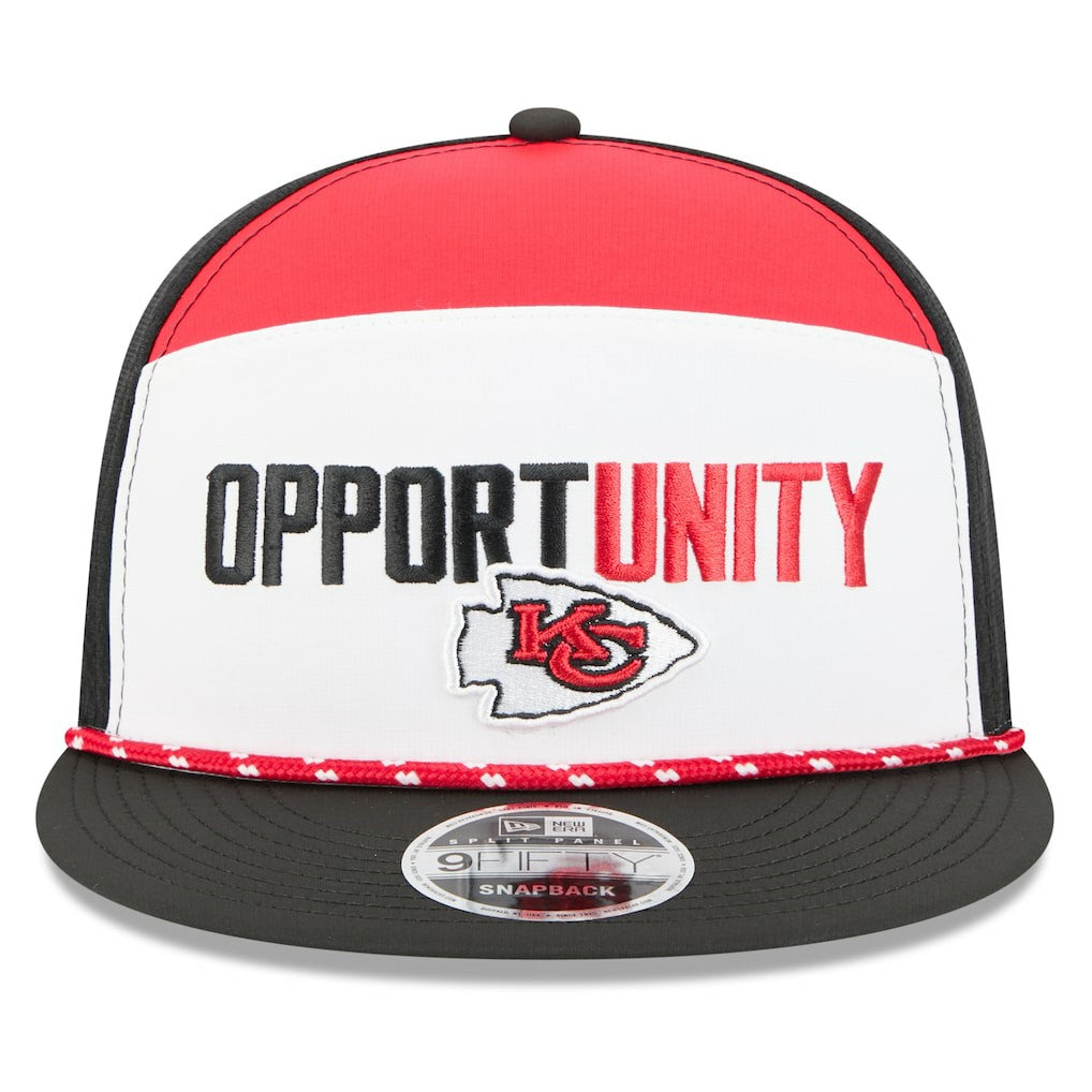 2025 Inspire Change Split Panel 9FIFTY Snapback Hat - Kansas City Chiefs
