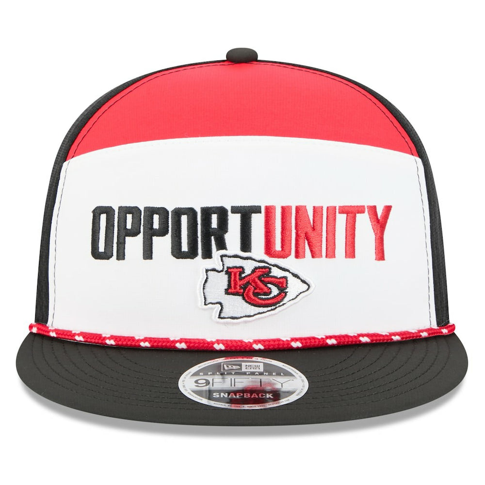 2025 Inspire Change Split Panel 9FIFTY Snapback Hat - Kansas City Chiefs