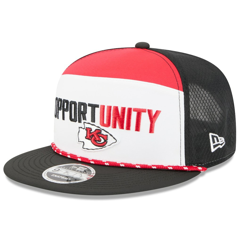 2025 Inspire Change Split Panel 9FIFTY Snapback Hat - Kansas City Chiefs