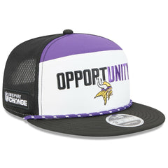 2025 Inspire Change Split Panel 9FIFTY Snapback Hat - Minnesota Vikings