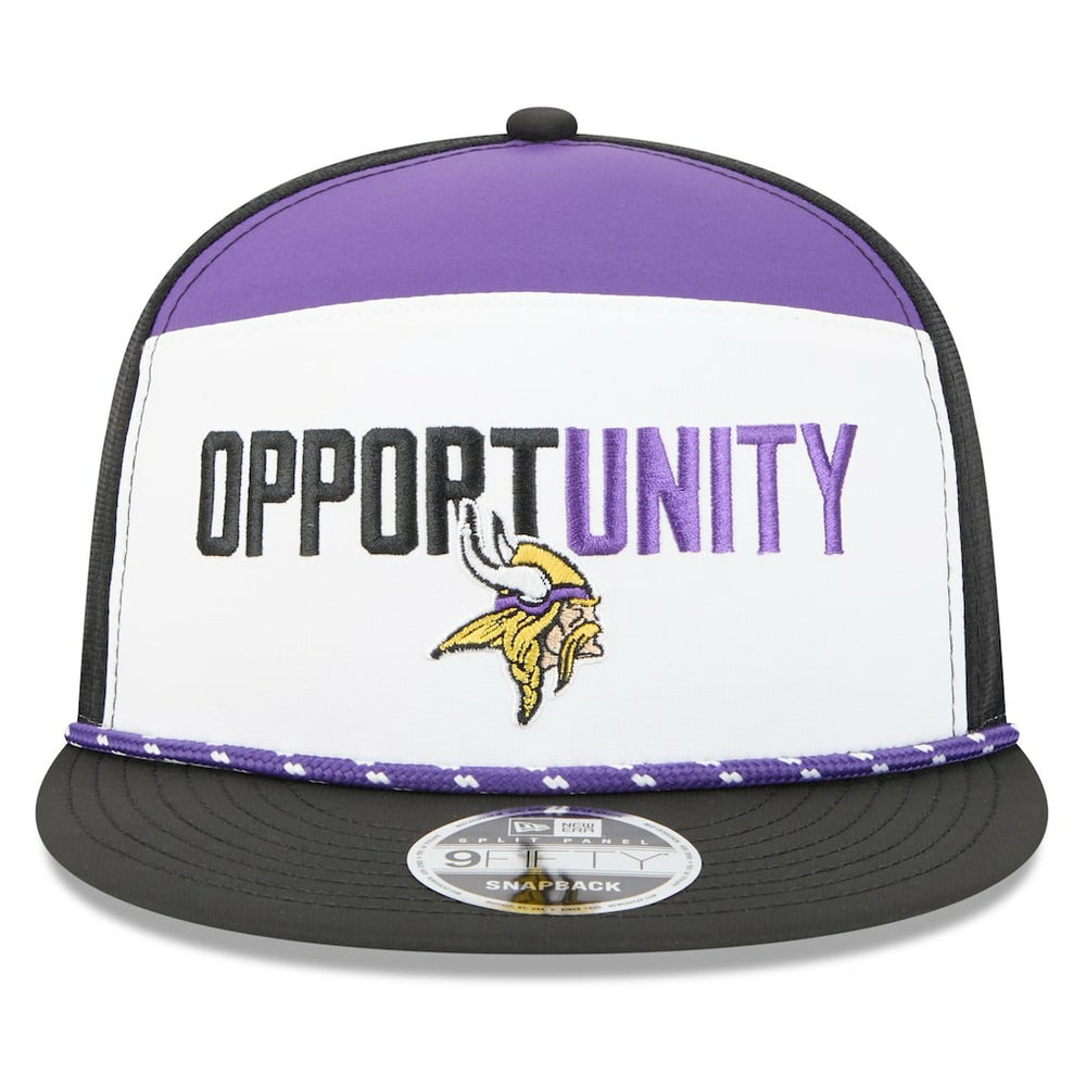 2025 Inspire Change Split Panel 9FIFTY Snapback Hat - Minnesota Vikings