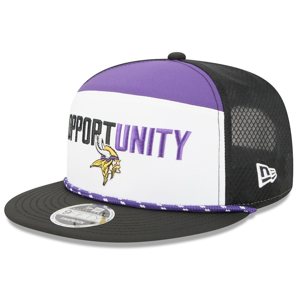 2025 Inspire Change Split Panel 9FIFTY Snapback Hat - Minnesota Vikings