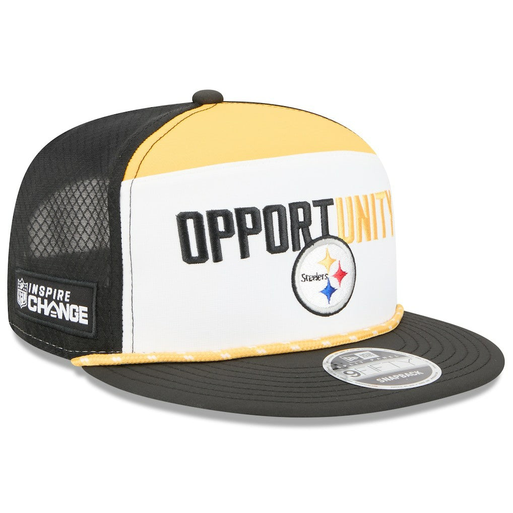 2025 Inspire Change Split Panel 9FIFTY Snapback Hat - Pittsburgh Steelers