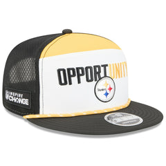 2025 Inspire Change Split Panel 9FIFTY Snapback Hat - Pittsburgh Steelers
