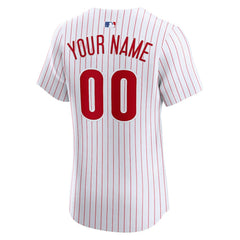 MLB Philadelphia Phillies Nike Home Elite Custom Jersey