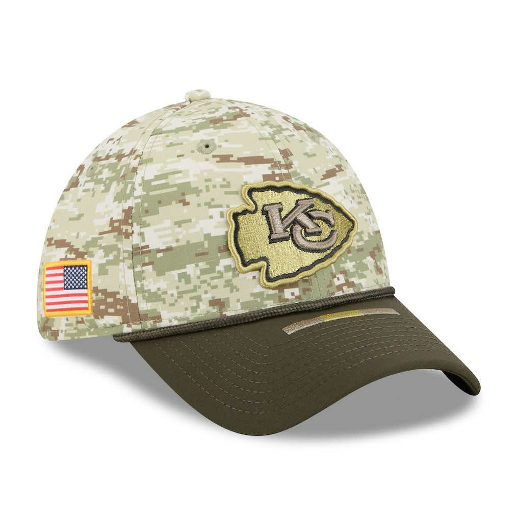 2025 Salute to Service 39THIRTY Flex Hat - Kansas City Chiefs
