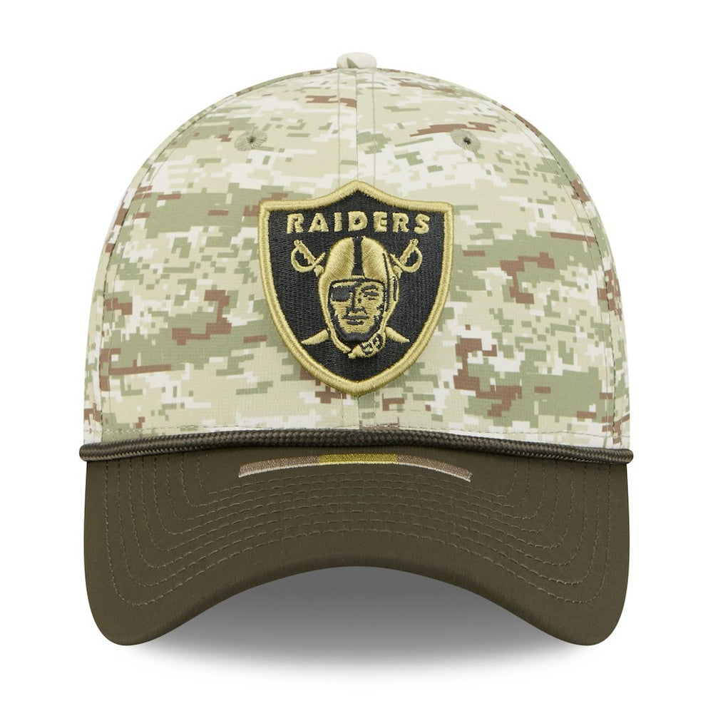 2025 Salute to Service 39THIRTY Flex Hat - Las Vegas Raiders