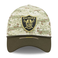 2025 Salute to Service 39THIRTY Flex Hat - Las Vegas Raiders