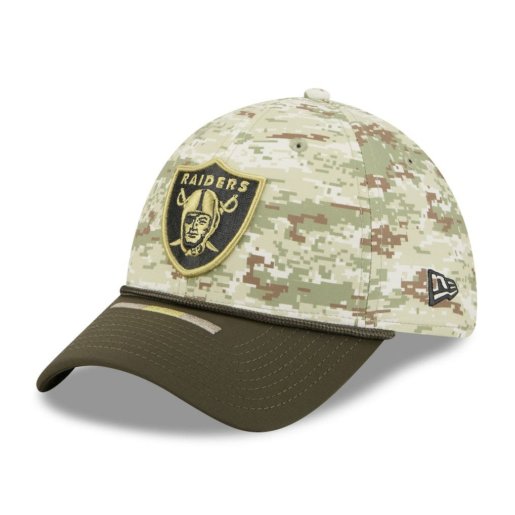 2025 Salute to Service 39THIRTY Flex Hat - Las Vegas Raiders