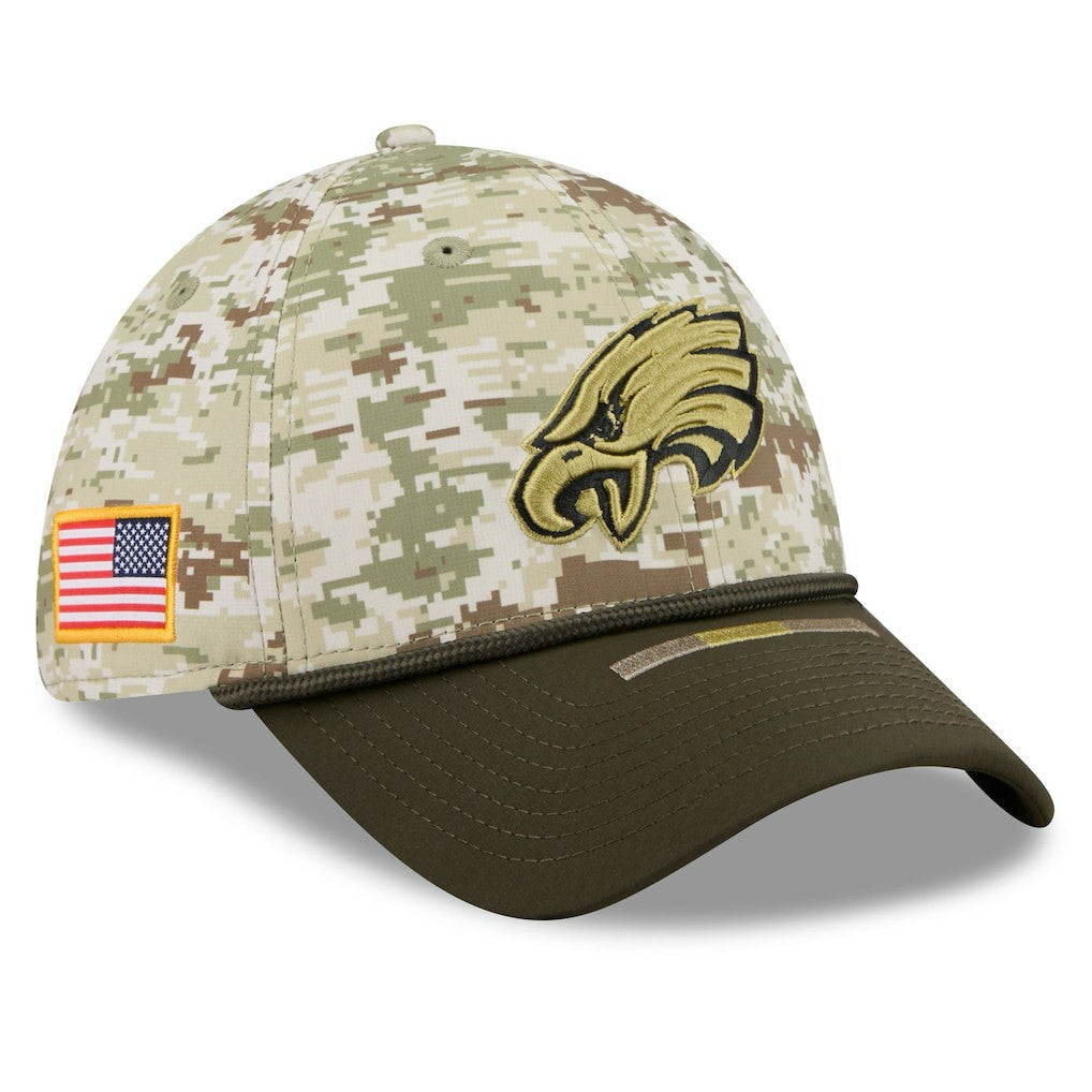 2025 Salute to Service 39THIRTY Flex Hat - Philadelphia Eagles