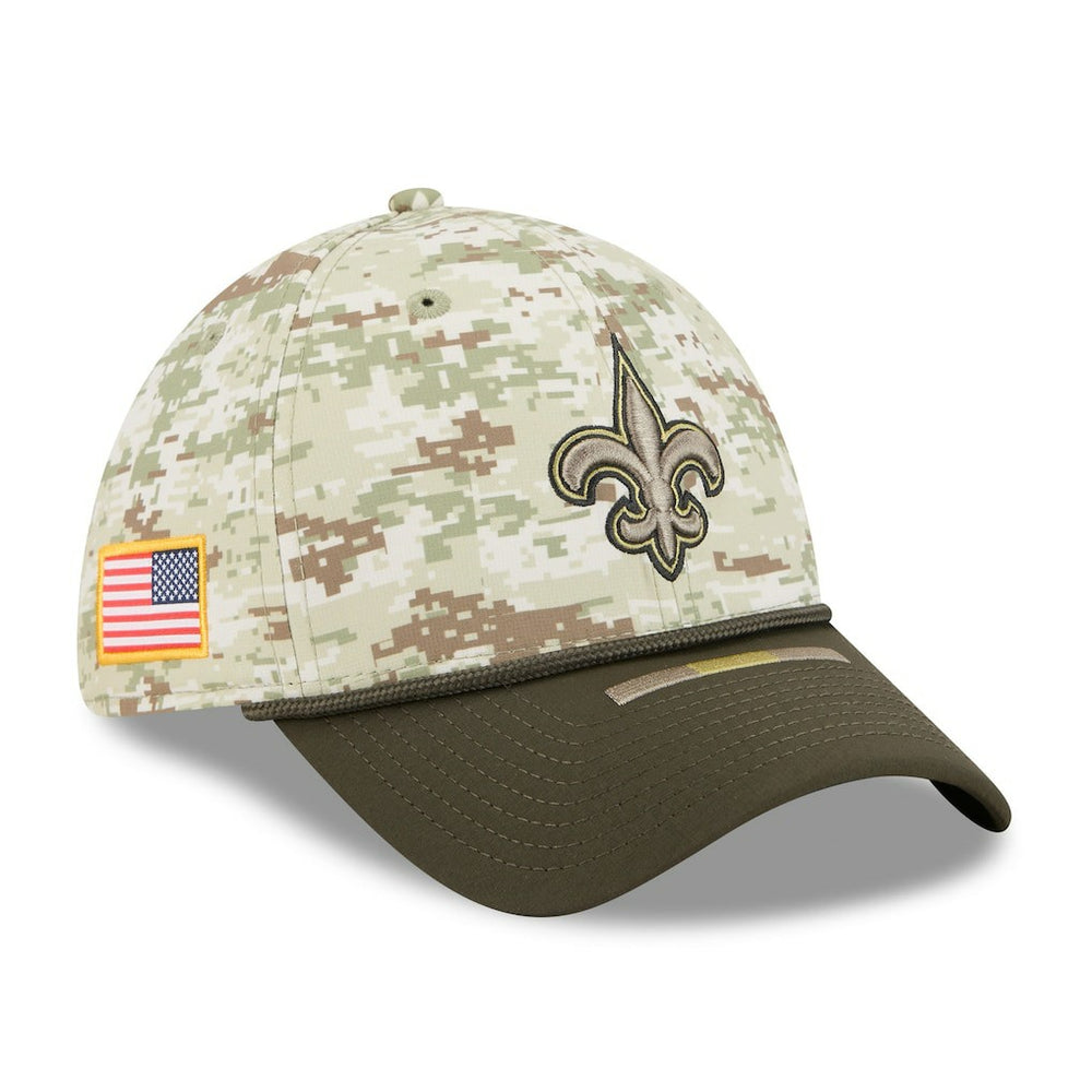 2025 Salute to Service 39THIRTY Flex Hat - New Orleans Saints