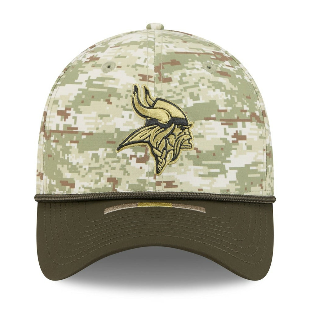 2025 Salute to Service 39THIRTY Flex Hat - Minnesota Vikings