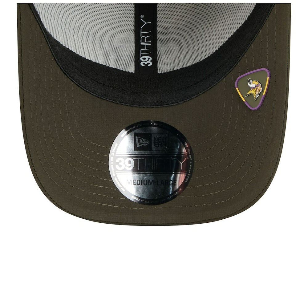 2025 Salute to Service 39THIRTY Flex Hat - Minnesota Vikings