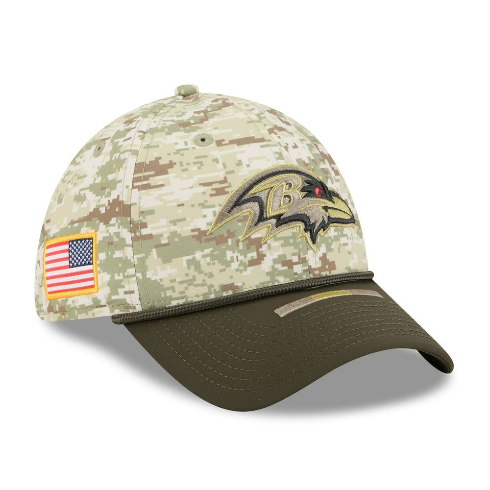 2025 Salute to Service 39THIRTY Flex Hat - Baltimore Ravens