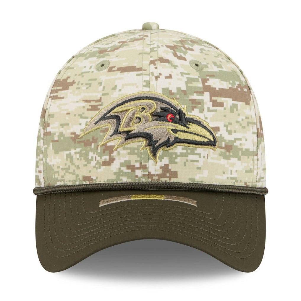 2025 Salute to Service 39THIRTY Flex Hat - Baltimore Ravens