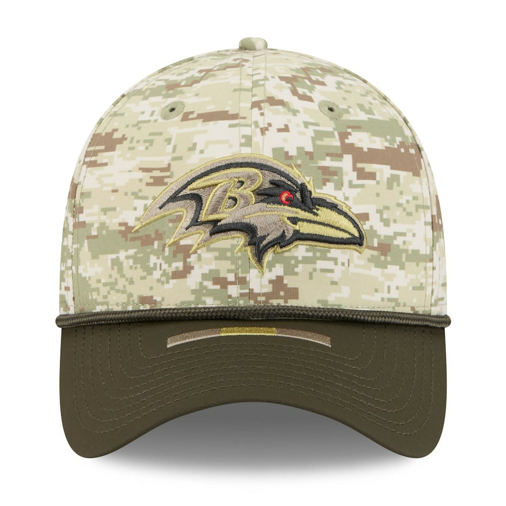2025 Salute to Service 39THIRTY Flex Hat - Baltimore Ravens