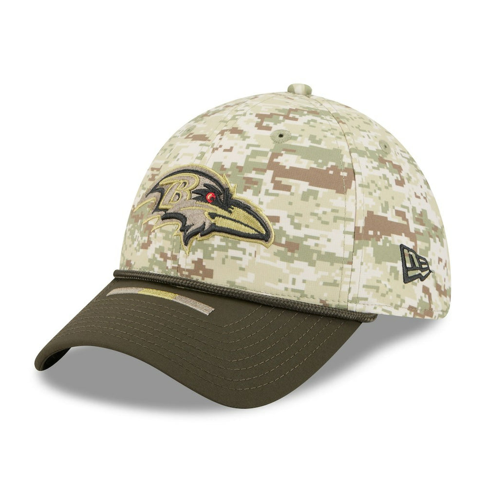 2025 Salute to Service 39THIRTY Flex Hat - Baltimore Ravens
