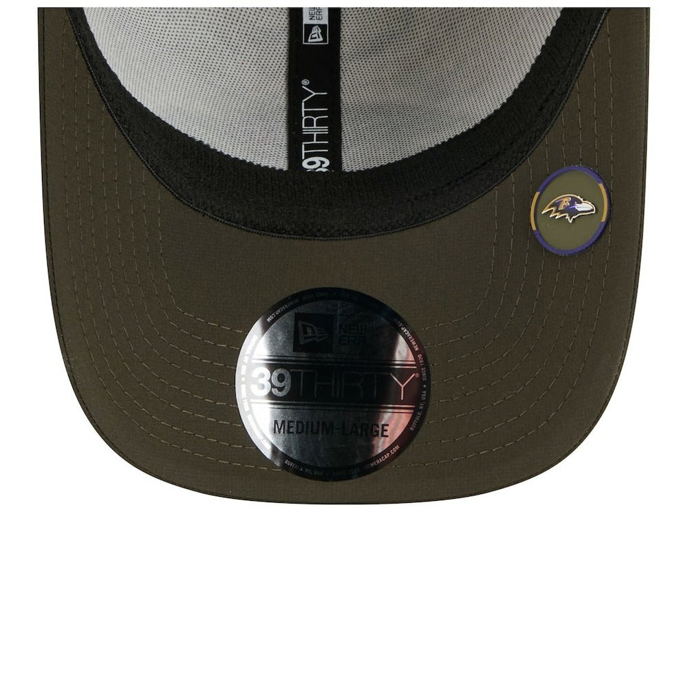 2025 Salute to Service 39THIRTY Flex Hat - Baltimore Ravens