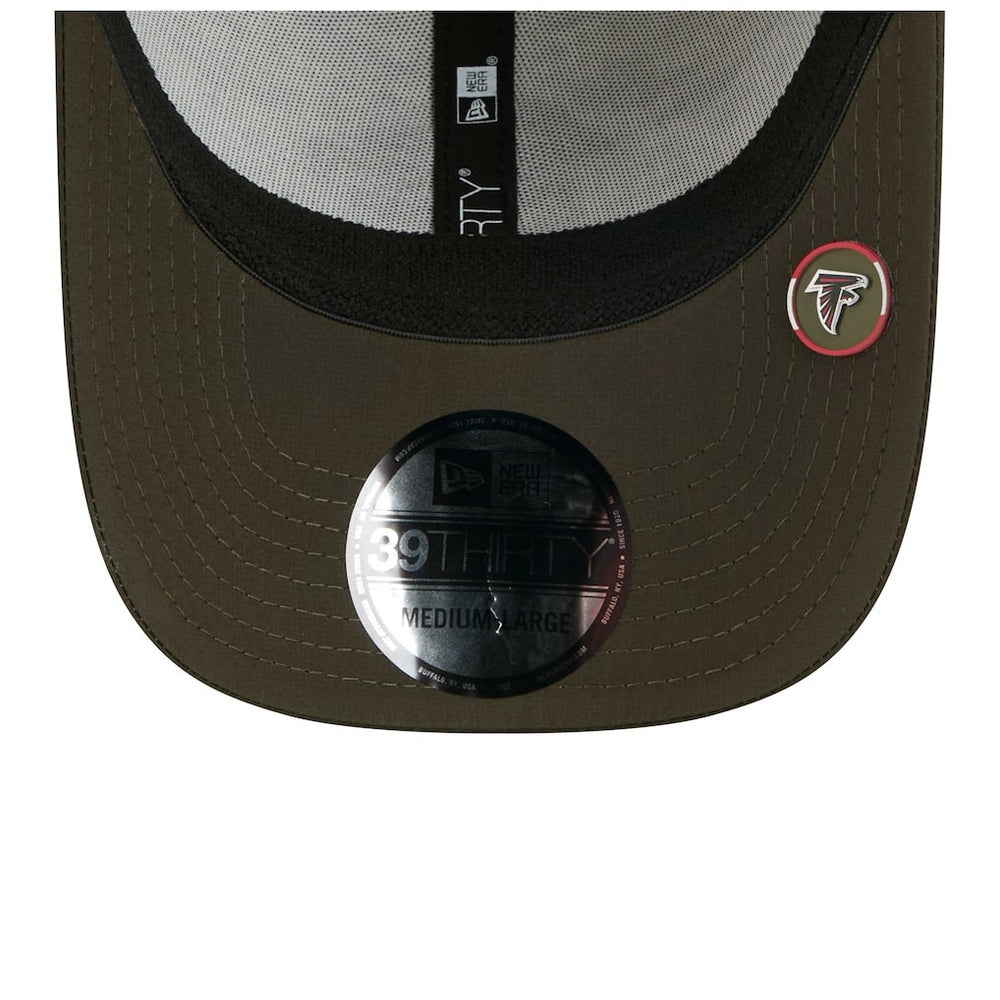 2025 Salute to Service 39THIRTY Flex Hat - Atlanta Falcons