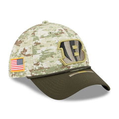 2025 Salute to Service 39THIRTY Flex Hat - Cincinnati Bengals