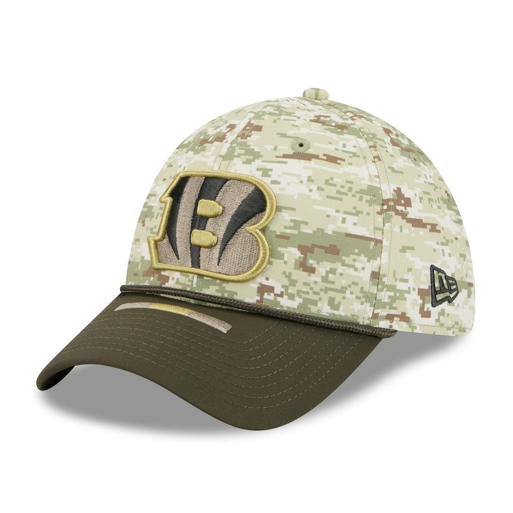 2025 Salute to Service 39THIRTY Flex Hat - Cincinnati Bengals