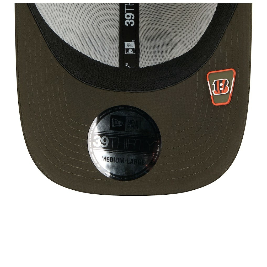 2025 Salute to Service 39THIRTY Flex Hat - Cincinnati Bengals