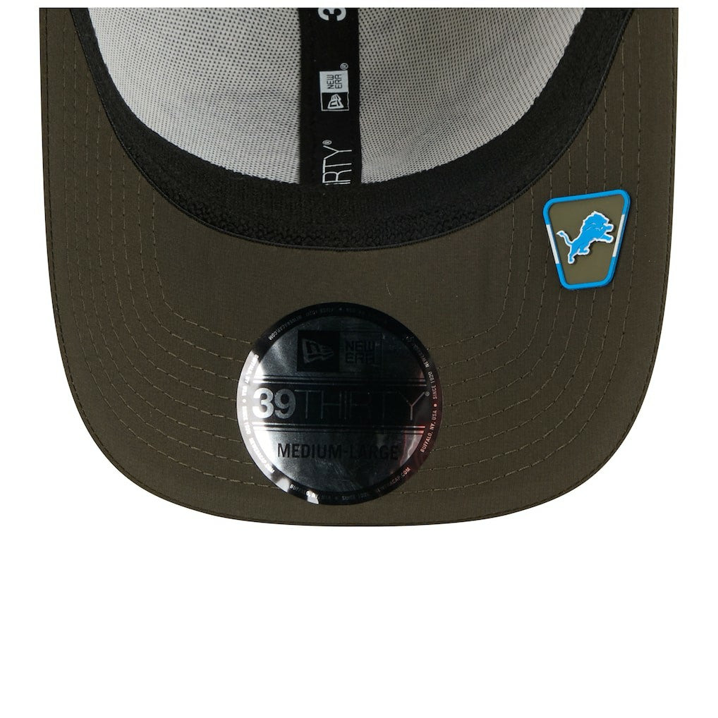 2025 Salute to Service 39THIRTY Flex Hat - Detroit Lions