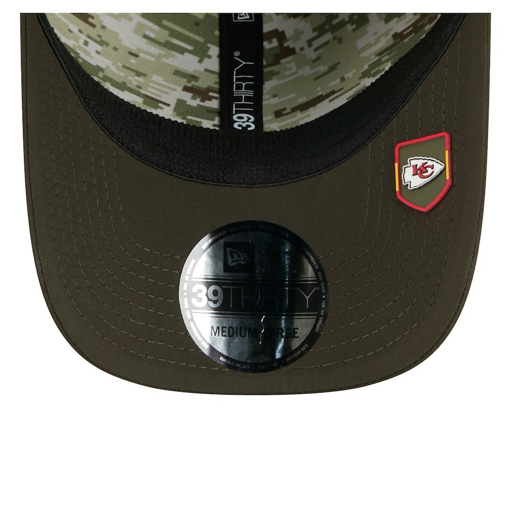 2025 Salute to Service 39THIRTY Flex Hat - Kansas City Chiefs