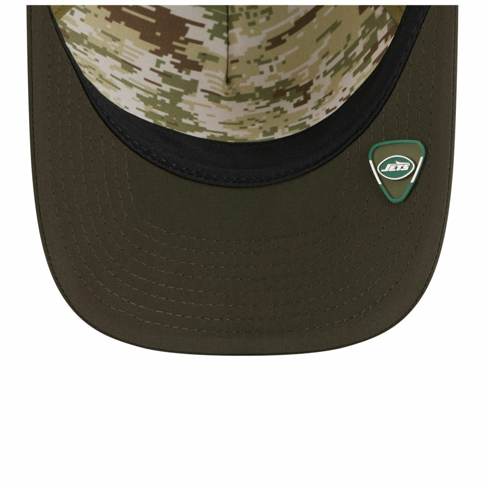 2025 Salute to Service 9FORTY A-Frame M-Crown Adjustable Hat - New York Jets